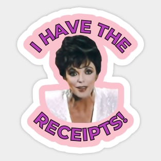 Alexis Colby: I Have The Receipts Sticker